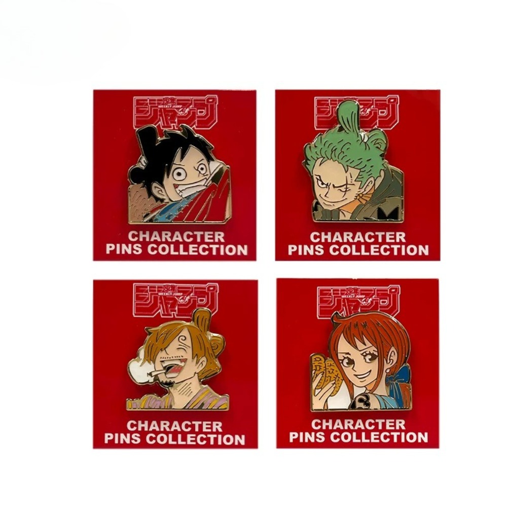 Official Merchandise Anime - 공식 원피스 굿즈 브로치, 금속 배지,