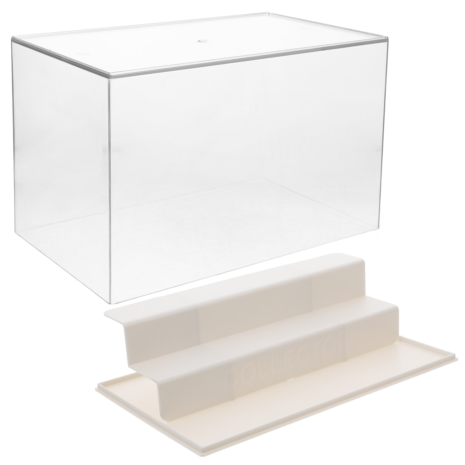 Figure Display Box - 액션 피규어 전시용 투명 3단 수납함,