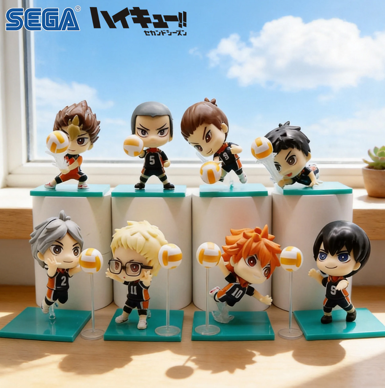 Anime Merchandise Haikyuu - 세가 하이큐!! 애니메이션 컬렉션 - 8피스