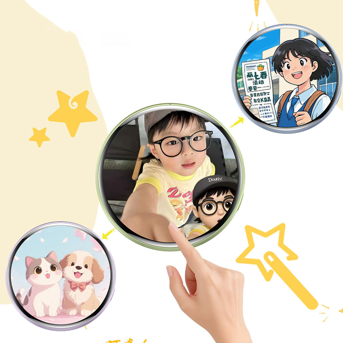 애니메이션 E-배지 디스플레이 핀 다이나믹 전자 스마트 - Anime Merchandise China 리뷰 및 가격