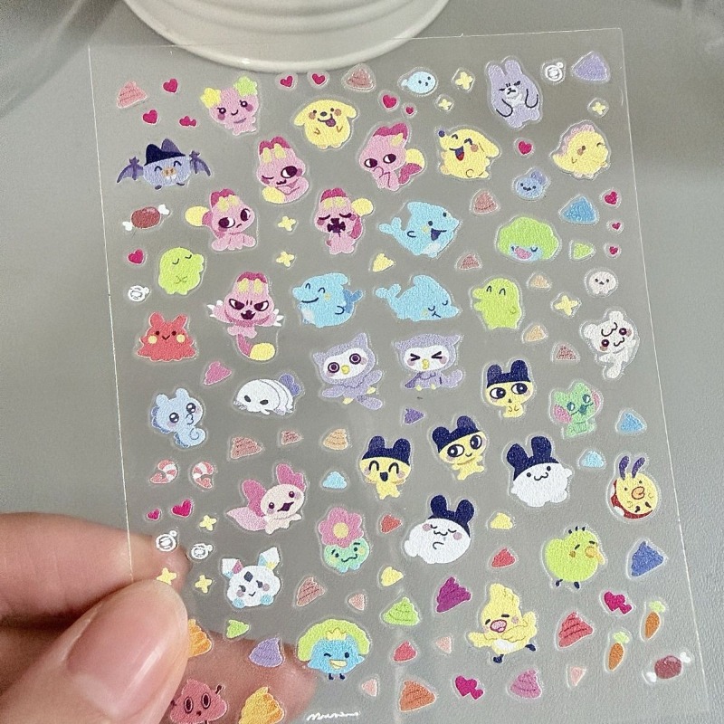 다마고치 애니메이션 귀여운 네일 아트 스티커, 휴대폰  - Anime Merchandise Nepal 리뷰 및 가격