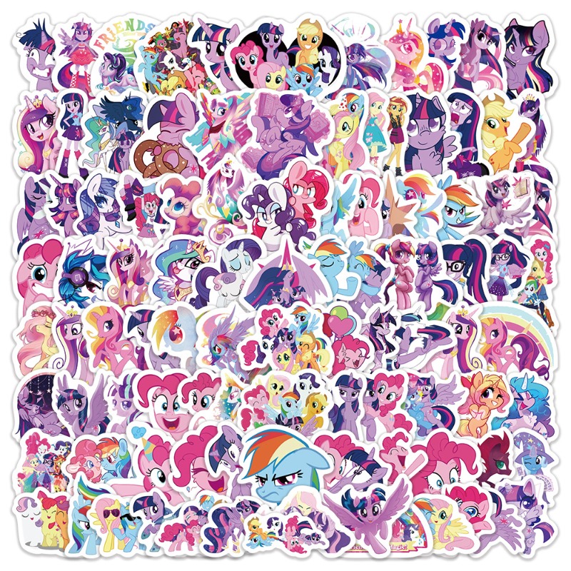 100pcs 만화 마이 리틀 포니 트와일라잇 스파클 패 - Merchandise Anime 리뷰 및 가격
