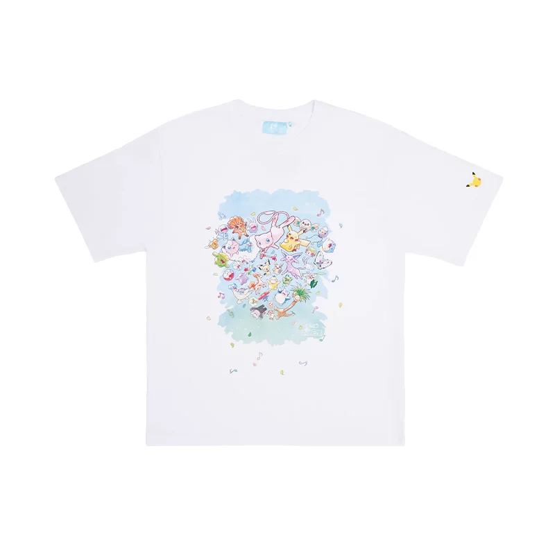 새로운 정품 포켓몬 “즐거운 낮 시간” 컬렉션 티셔츠, - Official Merchandise Anime 리뷰 및 가격